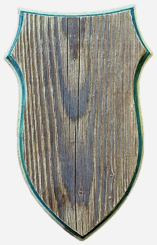 Scudo legno per trofeo - di,